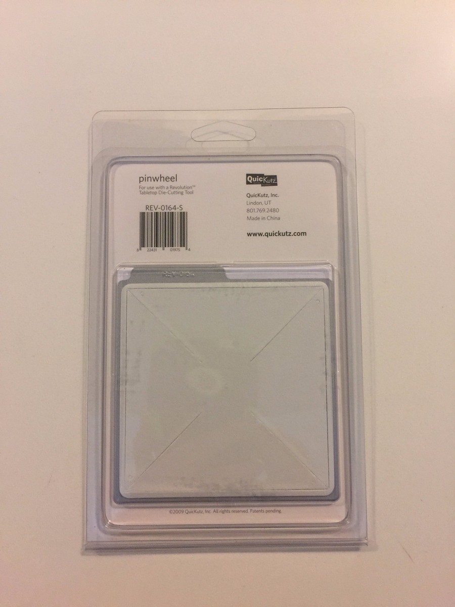だいず QUICKUTZ PINWHEEL 4X4 ONE CUTTING DIE REV-0164-S NEW | eBay