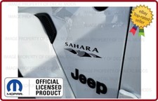 2x 07 - 18 Jeep Wrangler Sahara Side Fender Decals Stickers Gray Black Fj4e5