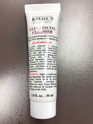 Kiehl s Ultra Facial Cream Gentle Liquid Formula All SkinTypes TravelSize 