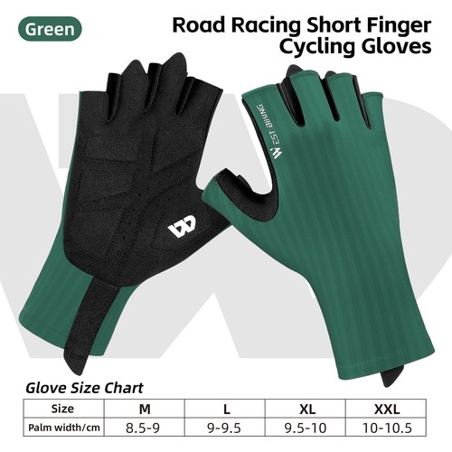 WEST BIKING Breathable Anti-slip Sports Gloves Road Cycling Half Finger Gloves - Picture 27 of 32