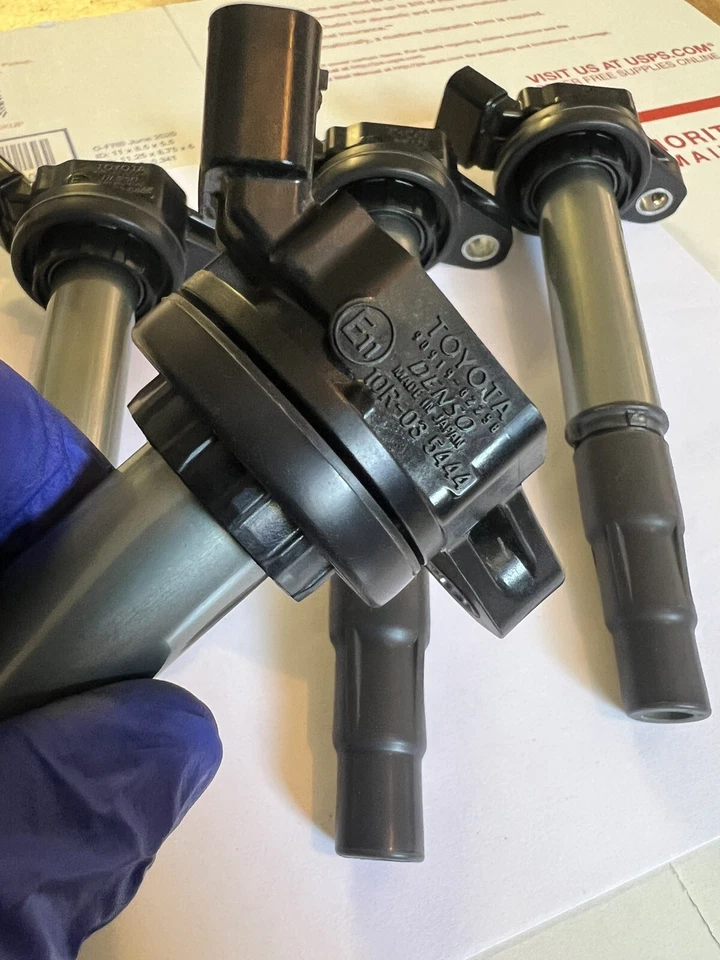 4Pcs Genuine Ignition Coil For Toyota Corolla and Toyota Prius OEM 90919-02258 - Image 3 of 4