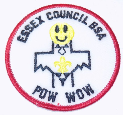Boy Scout/ BSA Vintage Pow-Wow Patch Essex Council  (New Jersey) 3- 1/8th inch