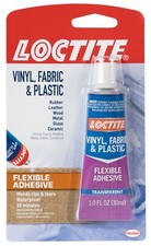Loctite Vinyl, Fabric  Plastic Flexible Adhesive 1oz- Pack of 6 