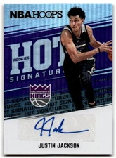 2017-18 Panini Hoops Hot Signatures Rookies #5 Justin Jackson NM-MT Aut ID:43271