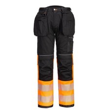 Portwest PW3 Hi-Vis Class 1 Holster Pocket Trousers Durable Reflective PW307