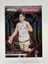 Kelsey Plum 2024 Prizm Monopoly WNBA Red Icons Parallel SP #WNBA2 Aces