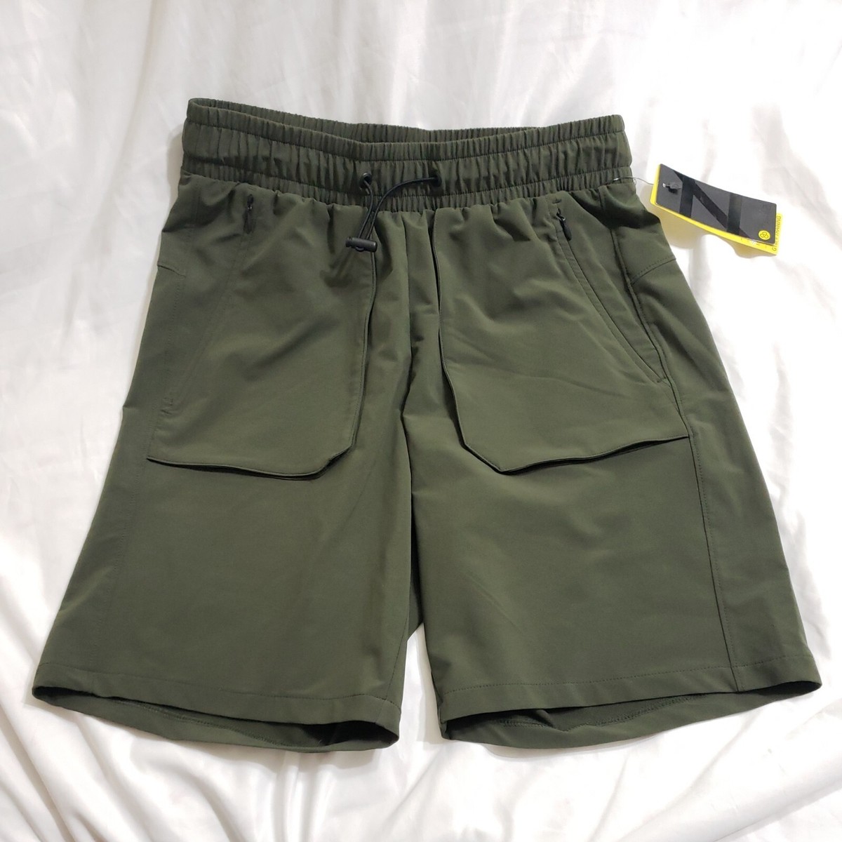NWT Zella Mens Zeflex Gym + Training Shorts Olive Green XS | eBay