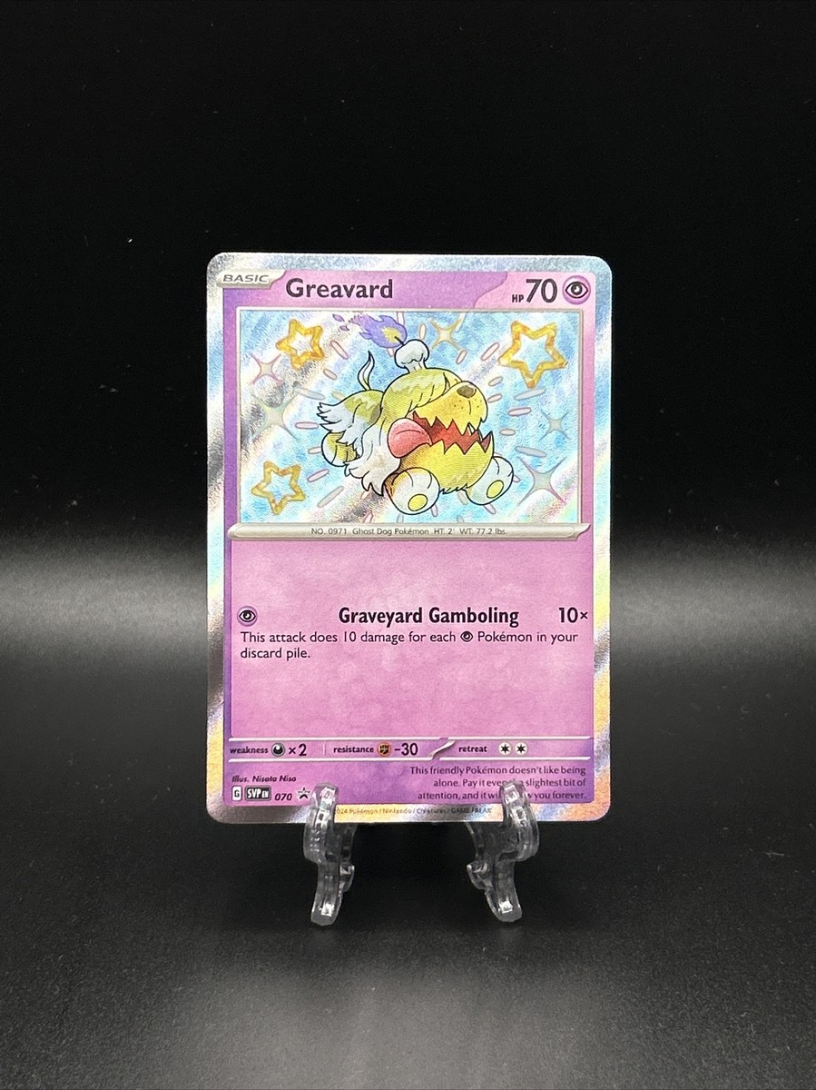 Greavard 070 Promo - SHINY - Paldean Fates - Pokmon TCG | eBay