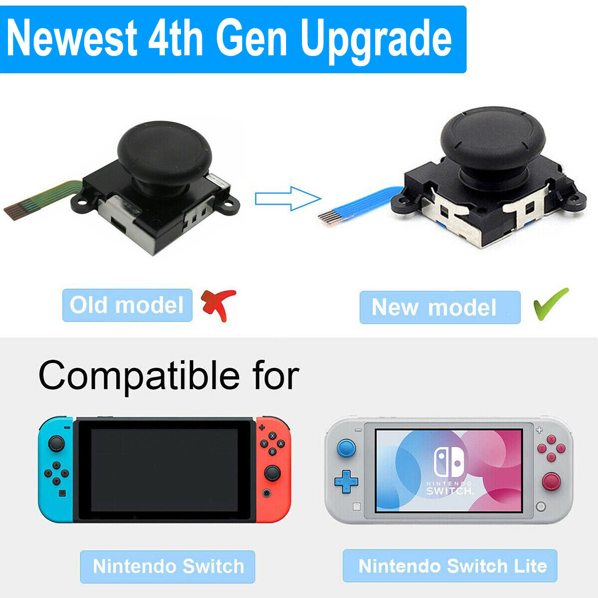OEM 3D Joy-Con Analog Stick Joystick For Nintendo Switch NS Lite  Replacement USA