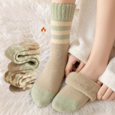 4 Pairs Womens Girls Cotton Socks Warm Thick Colorful Casual Sports Socks