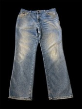 Men  s Vintage 80s Lee Jeans Size 36x30 Blue Light Wash Denim Straight Leg Nice