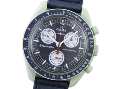 Omega x Swatch Men's Watch Moon Swatch Mission on Earth SO33G100