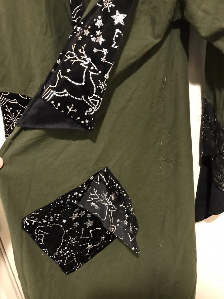 巫师魔术师手工长外套带星座星星装饰中号蒸汽朋克 — 第 4/4 张图片