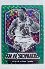 Scottie Pippen 2019 Panini Mosaic Old School Green Mosaic #11