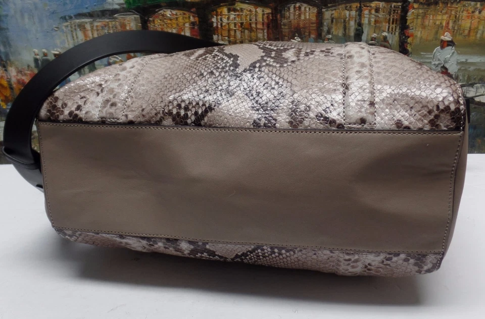 Тряпка и кости Aston питон выбитый кожаный чехол сумка - $995 - Изображение 4 из 4