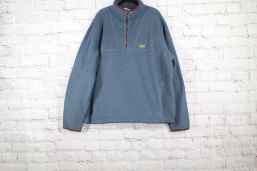 LL Bean Men's Katahdin Gun Metal Sherpa Fleece Pullover Sweater Size XXL - Picture 2 of 8