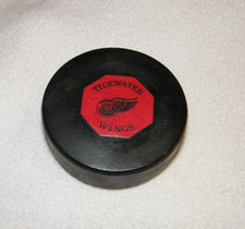 VINTAGE TIDEWATER WINGS ART ROSS CONVERSE AHL HOCKEY PUCK FANTASTIC CONDITION
