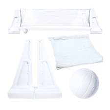 Swimline Inground Swimmng Pool 34" Wide Volleyball Net and Ball Game Set Used