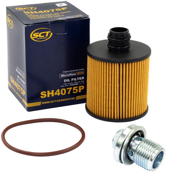 ÖLfilter SH4075P + ÖLablassschraube FüR Alfa Romeo Mito Fiat Doblo Lancia Musa-image