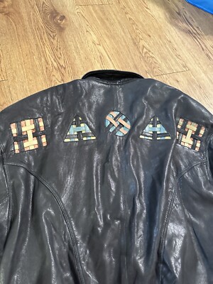 MARC BUCHANAN PELLE PELLE Black Leather Jacket Size 42 MARC BUCHANAN PELLE PELLE Black Leather Jacket Size 42