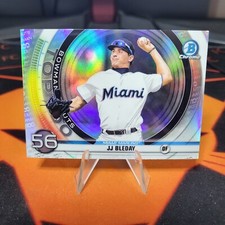 2020 Bowman Chrome JJ Bleday Bowman Scouts Top 100 Prospects Refractor Marlins