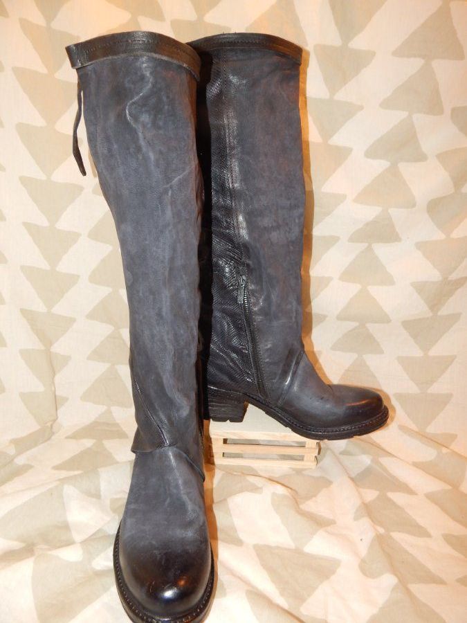 Free People Grey Unsanctioned Tall Boot-40-$550 MSRP