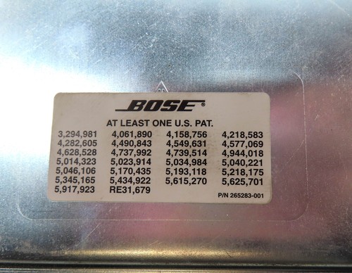 2011 PORSCHE CAYENNE HYBRID (958) RADIO STEREO BOSE 200 WATT SUBWOOFER AMPLIFIER - Picture 6 of 6