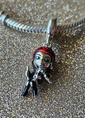Pandora Authentic Marvel Black Widow Dangle Charm