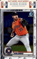2020 Bowman Chrome #68 Justin Verlander Houston Astros