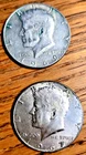1967 & 1969  50C Kennedy Half Dollar. 40% Silver.