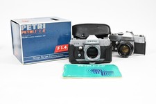 Lot of 2 Petri FT II 35mm SLR Cameras - For Parts or Repair / Restoration
