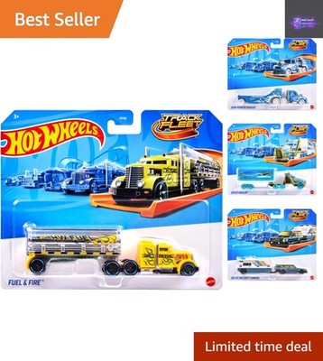Robuste gelbe Hot Wheels Stunt Trucks - verschiedene Modelle für Kinderabenteuer