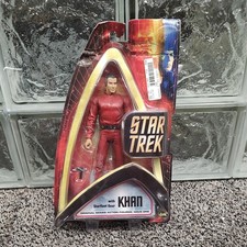 New Art Asylum Star Trek Original Series Action Figure Kahn With Starfleet Gear 