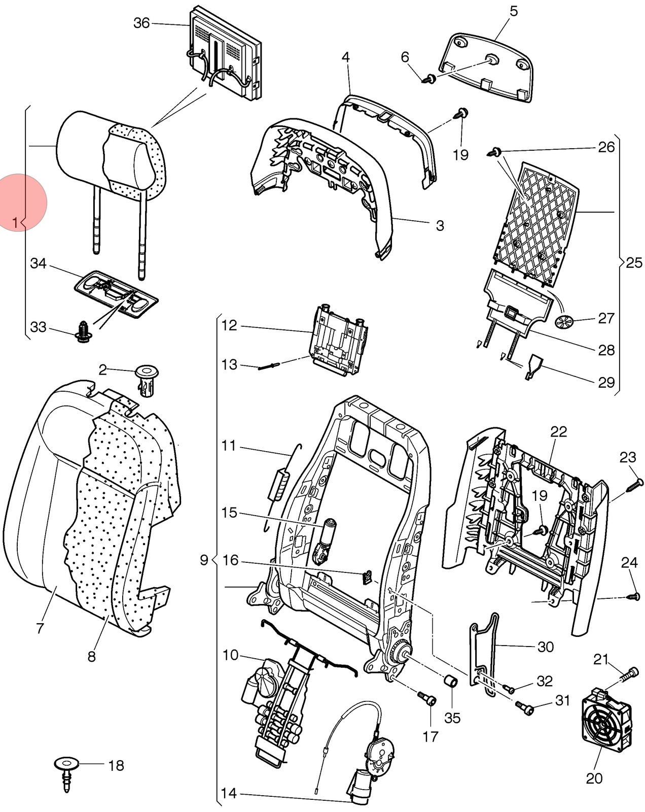 06-13 BENTLEY CONTINENTAL FLYING SPUR FRONT LEFT RIGHT SEAT HEADREST OEM