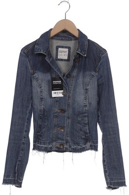 Esprit Jacke Damen Anorak Jacket Kurzmantel Gr. XS Baumwolle Marineblau #q0afpmu