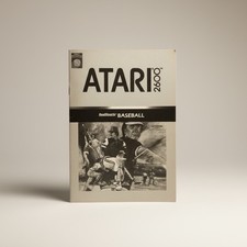 Atari 2600 RealSports Baseball Instruction Manual Only Vintage Atari Game
