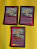 Volcanic Wind x3 Sorcery Mercadian Masques. FOIL. MTG card.1 has crease at top