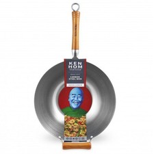 Ken Hom Carbon Steel Wok 32cm