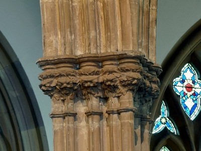 Photo 6x4 Church of St Mary, Ilkeston Capital of the north arcade in the  c2017