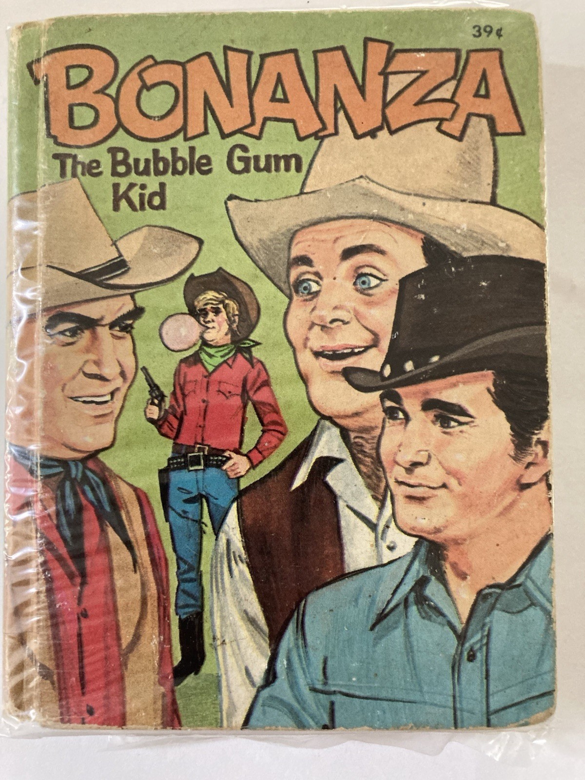 Vtg  1967 Whitman A Big Little Book #2 Bonanza The Bubble Gum Kid Hardback