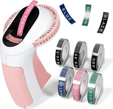 Etichettatrice a Rilievo 3D E975 - Manuale Senza Batteria E Inchiostro, 6 Rotoli