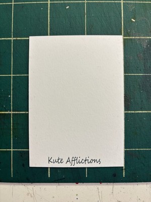 Kute Afflictions 2026 - Original Full Color Commission Sketch Card AP By FBW
