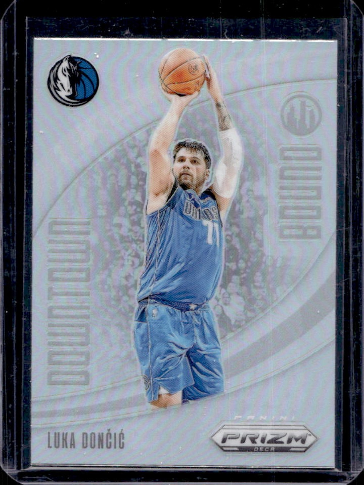 2023-24 Prizm Deca Luka Doncic Downtown Bound Silver #13 Mavericks