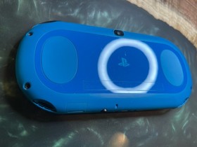 PS Vita 2000 Aqua Blue CIB - Tested & Fully Functional