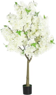 Artificial Cherry Blossom Tree 120cm Potted Faux Sakura Plant with Nursery Pot