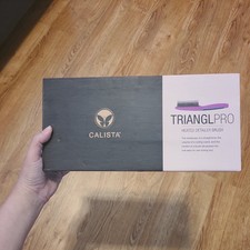 Calista TrianglPRO Triangl Pro Heated Hair Detailer Brush Pink Hibiscus RARE