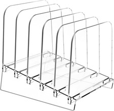 File Holder File Sorter, Vertical File Organizer for Desk, Desk Top File Fold...