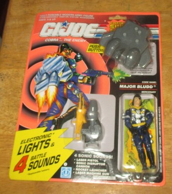 Vintage Gi Joe 1991 MAJOR BLUDD - Super Sonic Fighters - MOC - HASBRO