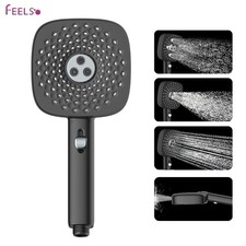 High Pressure Shower Head, Handheld Rainfall shower head 4 Modes