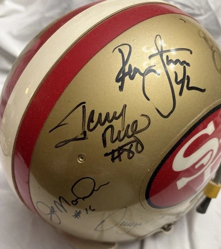 San Francisco 49ers Team Signed Helmet